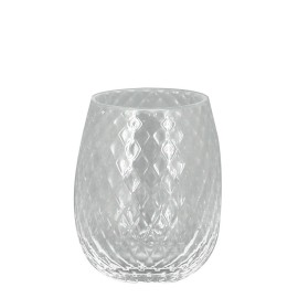 Bicchiere in vetro trasparente - serie Ghiaccio Aquasanit QL8100AT