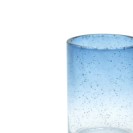 Bicchiere in vetro azzurro sfumato - serie Drops Aquasanit QL2100AT