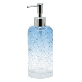 Dispenser in vetro azzurro sfumato - serie Drops Aquasanit QL2120AT