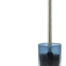 Portascopino in vetro azzurro sfumato - serie Drops Aquasanit QL2140AT