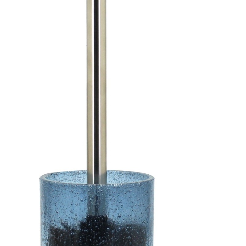 Portascopino in vetro azzurro sfumato - serie Drops Aquasanit QL2140AT
