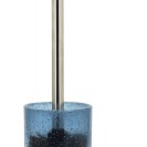 Portascopino in vetro azzurro sfumato - serie Drops Aquasanit QL2140AT