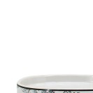 Portasapone in ceramica bianco con decori - serie Fiori Aquasanit QL3110WW