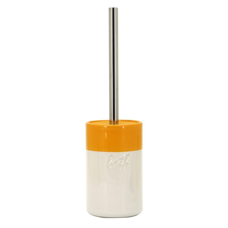 Portascopino in ceramica giallo/bianco - serie Bath Aquasanit QL4140GW