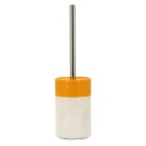 Portascopino in ceramica giallo/bianco - serie Bath Aquasanit QL4140GW