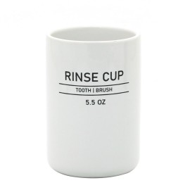 Bicchiere in ceramica bianco - serie White Aquasanit QI2100WW