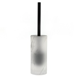 Portascopino in vetro satinato - serie Marble Aquasanit QL6140SA