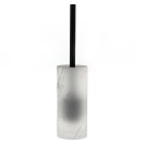 Portascopino in vetro satinato - serie Marble Aquasanit QL6140SA