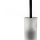 Portascopino in vetro satinato - serie Marble Aquasanit QL6140SA