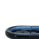 Portasapone in vetro blu - serie Notte Aquasanit QI9110BL