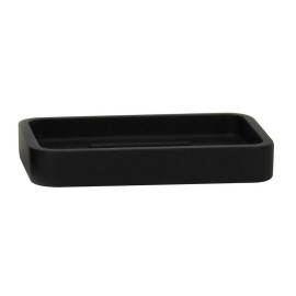 Portasapone in poliresina nera - serie Onice Aquasanit QI4110NE
