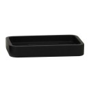 Portasapone in poliresina nera - serie Onice Aquasanit QI4110NE
