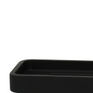 Portasapone in poliresina nera - serie Onice Aquasanit QI4110NE