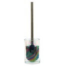 Portascopino in vetro trasparente - serie True Aquasanit QI8140TR