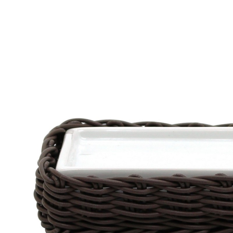 Portasapone in ceramica bianco - serie Fibra Aquasanit QI6110WW