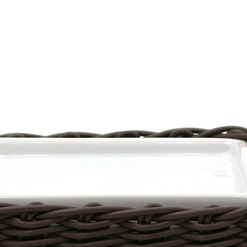 Portasapone in ceramica bianco - serie Fibra Aquasanit QI6110WW