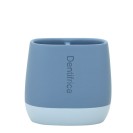 Porta spazzolini in poliresina azzurro - serie Seta Aquasanit QL1100AZ