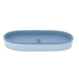 Portasapone in poliresina azzurro - serie Seta Aquasanit QL1110AZ