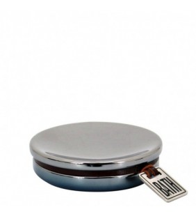 Portasapone in ceramica cromo/blu - serie Mirror Aquasanit QI5110CB