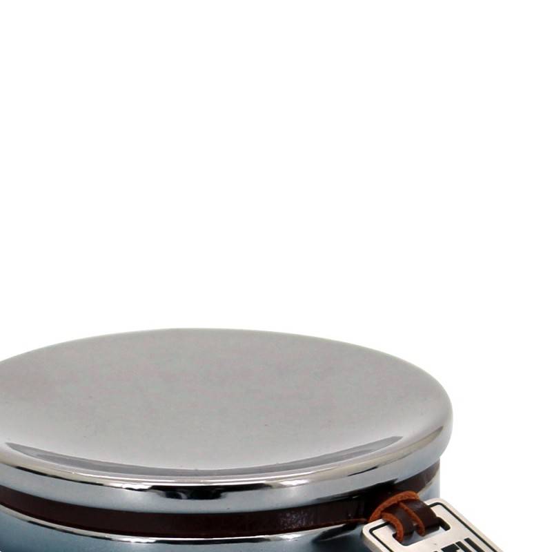 Portasapone in ceramica cromo/blu - serie Mirror Aquasanit QI5110CB