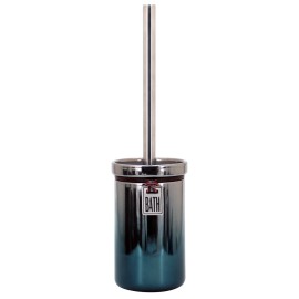 Portascopino in ceramica cromo/blu - serie Mirror Aquasanit QI5140CB