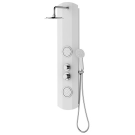 Pannello doccia ovale bianco - Serie Avana Idrobric SCACOL0179BI