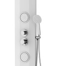 Pannello doccia ovale bianco - Serie Avana Idrobric SCACOL0179BI