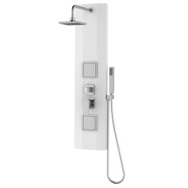 Pannello doccia quadrato bianco - Serie Cancun Idrobric SCACOL0181BI