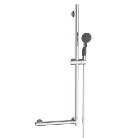 Saliscendi in acciaio con maniglione di sicurezza - Serie Samos Idrobric SCASAL0151CR