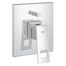 Miscelatore vasca doccia grohe a incasso con deviatore serie eurocube, parte esterna Grohe SCARUB0507CR
