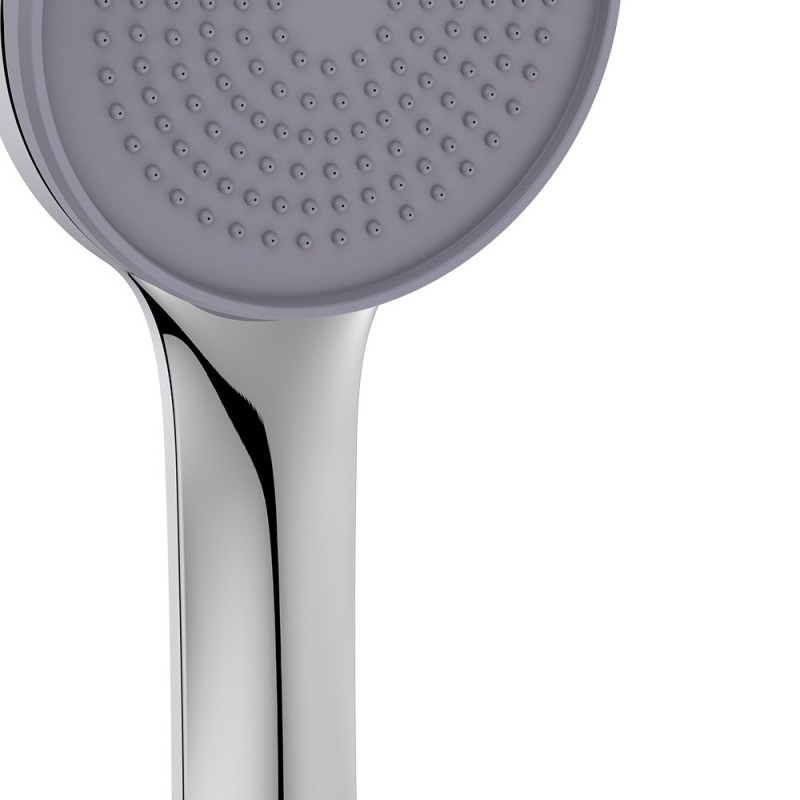 Doccino cromato e grigio a 1 getto con diffusore smontabile - Serie Eris Idrobric SAPDOC0273CR