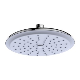 Soffione cromato e grigio con sistema autopulizia calcare - Serie Kratos Idrobric SAPSOF0089CR