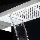 Soffione a muro con funzione pioggia e cascata - Serie Arcadia Idrobric SAPSOF0094AC