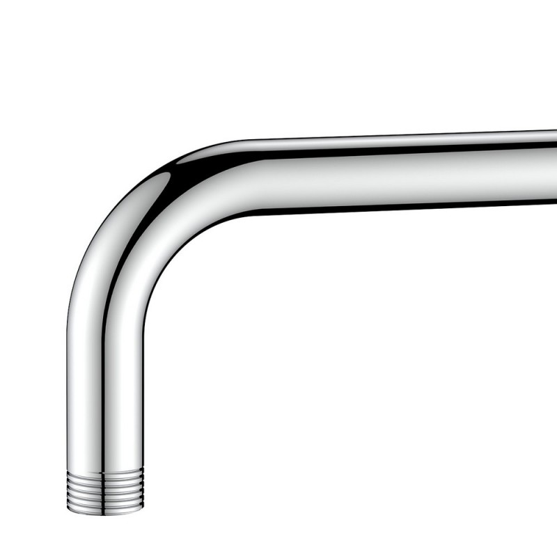 Braccio doccia tondo lungo 20 cm con rosone Idrobric SAPBRA0039CR