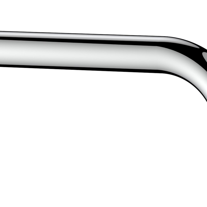 Braccio doccia tondo lungo 20 cm con rosone Idrobric SAPBRA0039CR