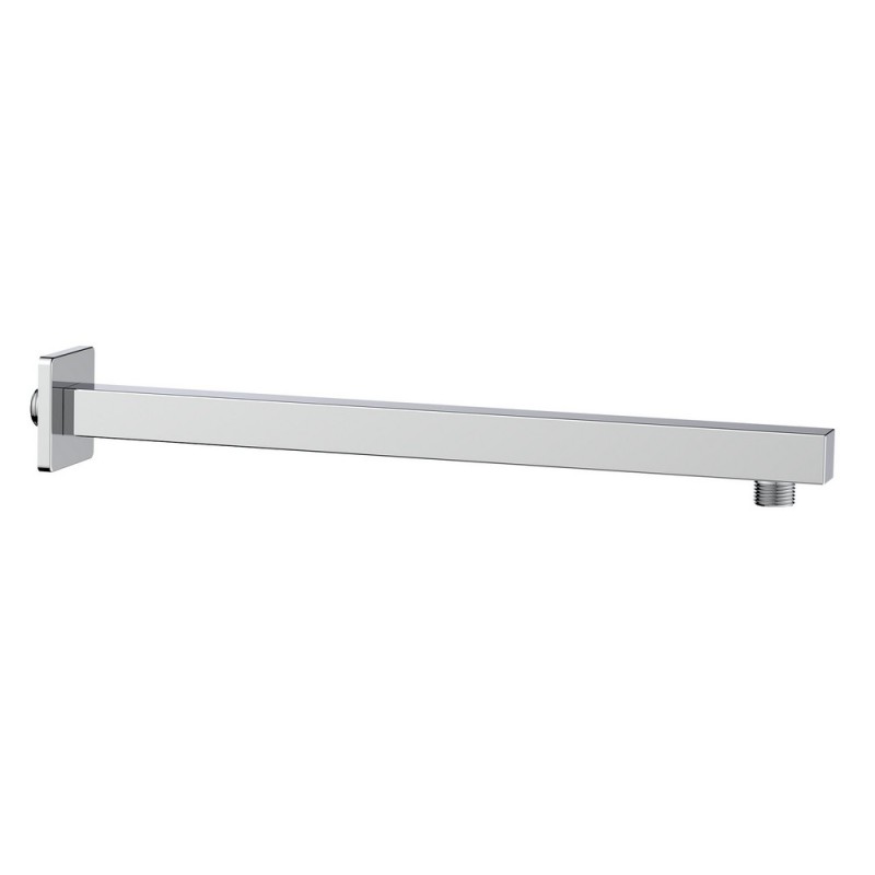 Braccio doccia quadrato lungo 40 cm con rosone Idrobric SAPBRA0044CR