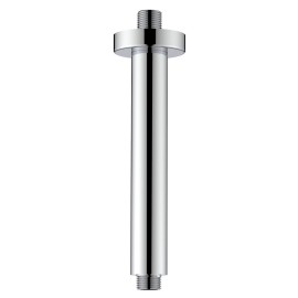 Braccio doccia a soffitto tondo 20 cm con fissaggio rinforzato Idrobric SAPBRA0036CR