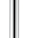Braccio doccia a soffitto tondo 20 cm con fissaggio rinforzato Idrobric SAPBRA0036CR