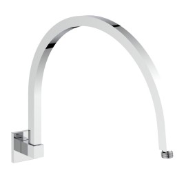 Braccio doccia orientabile quadrato 40 cm Idrobric SAPBRA0031CR