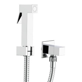 Duplex idroscopino quadro flex 150 cm con supporto e rubinetto Idrobric SAPDUP0078CR