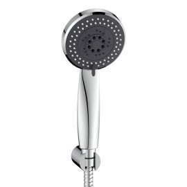 Duplex Mirtillo cromato e grigio scuro 3 getti Idrobric SAPDUP0079CR