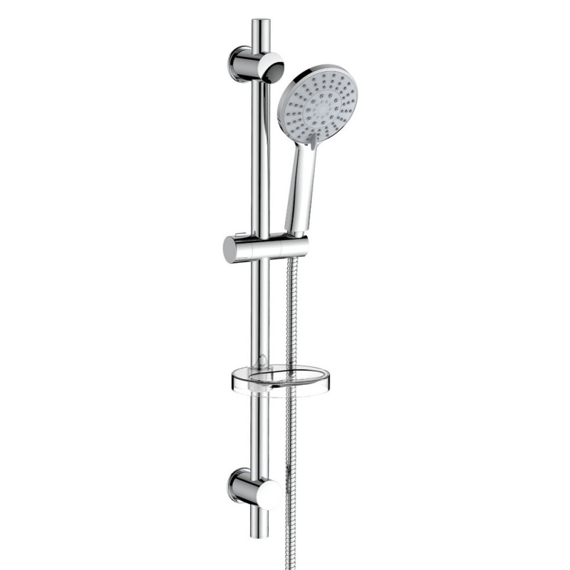 Saliscendi Mirto cromo asta con 2 supporti regolabili Idrobric SAPSAL0153CR