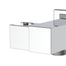 Presa d'acqua snodabile in ottone con supporto doccetta quadra Idrobric BLIDOC0274SU Presa d'acqua snodabile in ottone con supporto doccetta quadra Idrobric BLIDOC0274SU
