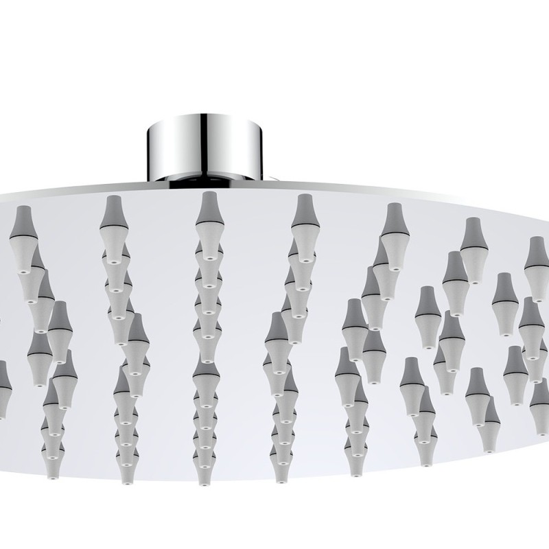Soffione serie Giglio tondo diametro 20 cm Idrobric SAPSOF0101AC