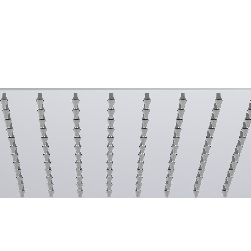 Soffione serie Giglio quadrato 30x30 cm Idrobric SAPSOF0106AC