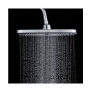 Soffione cromato e nero 30x19 cm 1 getto - Serie Vortex Square Idrobric SAPSOF0087CR