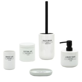 Set accessori bagno serie White Aquasanit Aquasanit setwhiteaq