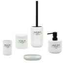 Set accessori bagno serie White Aquasanit Aquasanit setwhiteaq