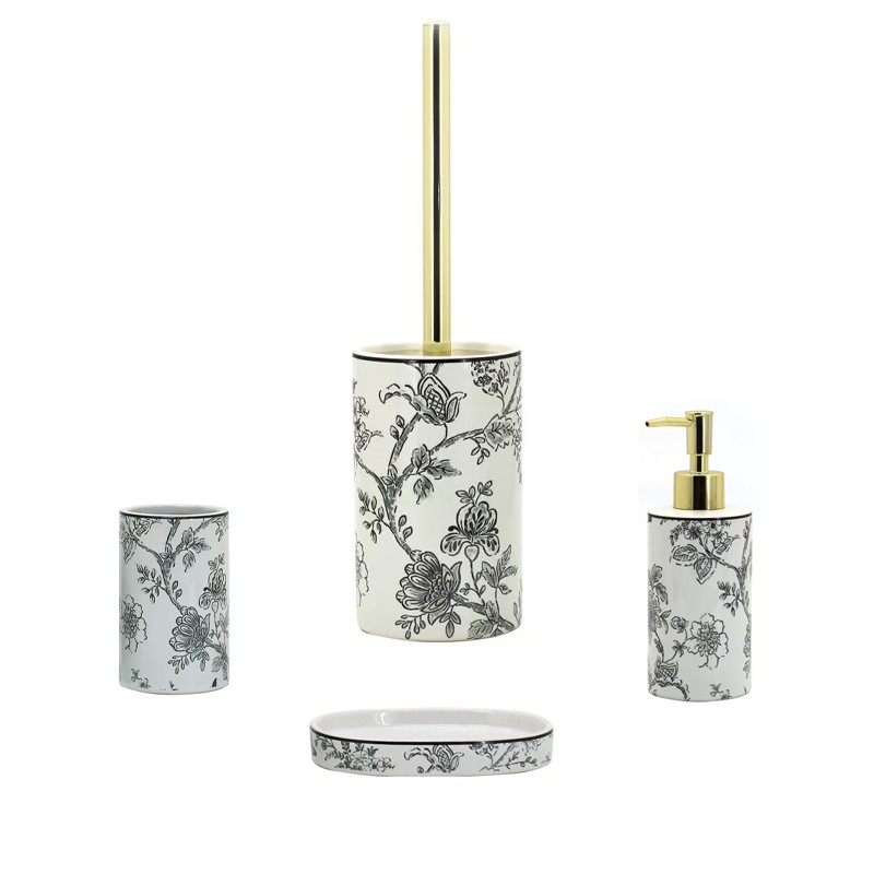 Set completo accessori serie Fiori Aquasanit setfiori