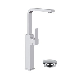 Miscelatore lavabo monocomando alto con canna girevole serie qubika Remer Q10GL